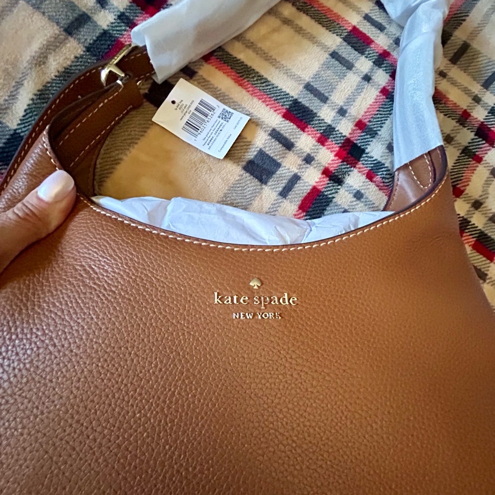Kate Spade Tan Leather Hobo Bag